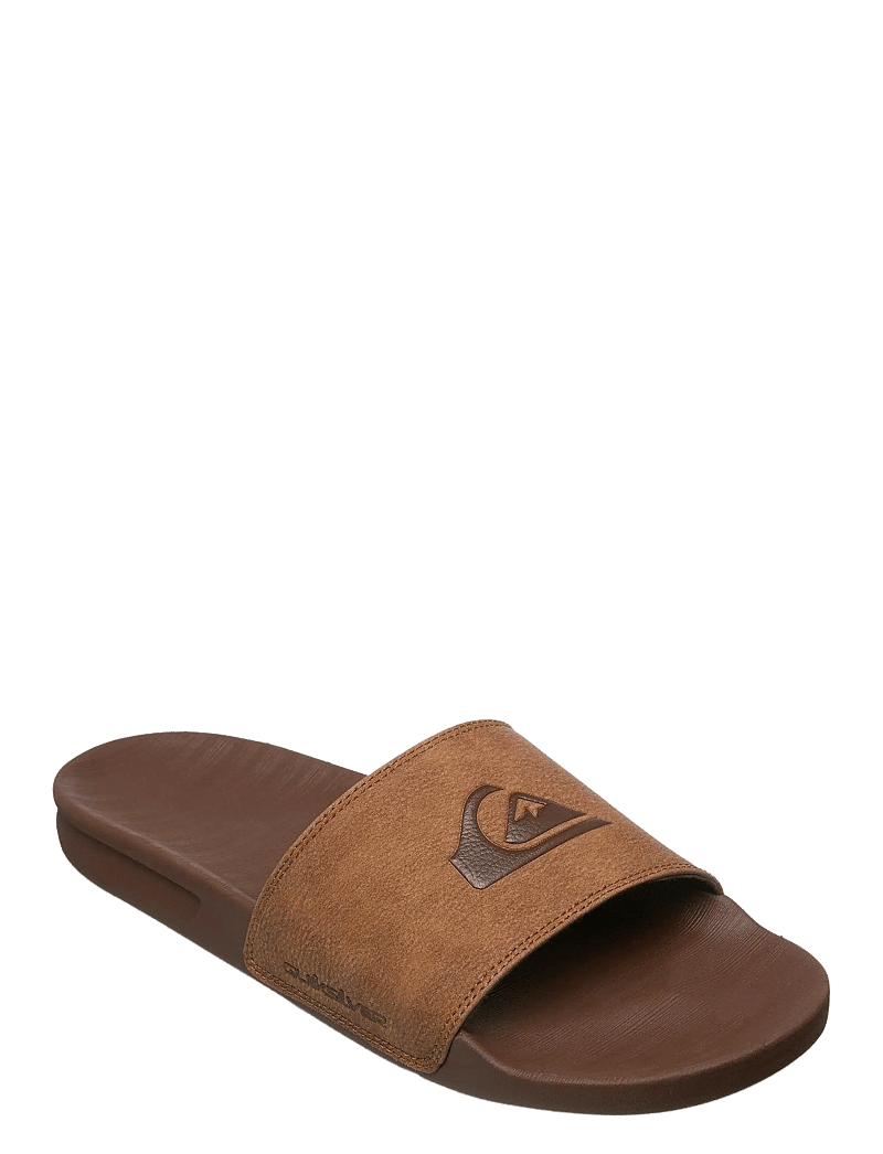 Quiksilver - RIVI NUBUCK SLIDE - badesko & badesandaler - brown 2 - 0