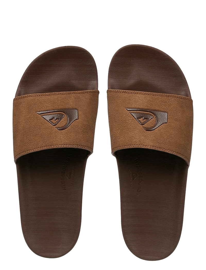 Quiksilver - RIVI NUBUCK SLIDE - badesko & badesandaler - brown 2 - 3
