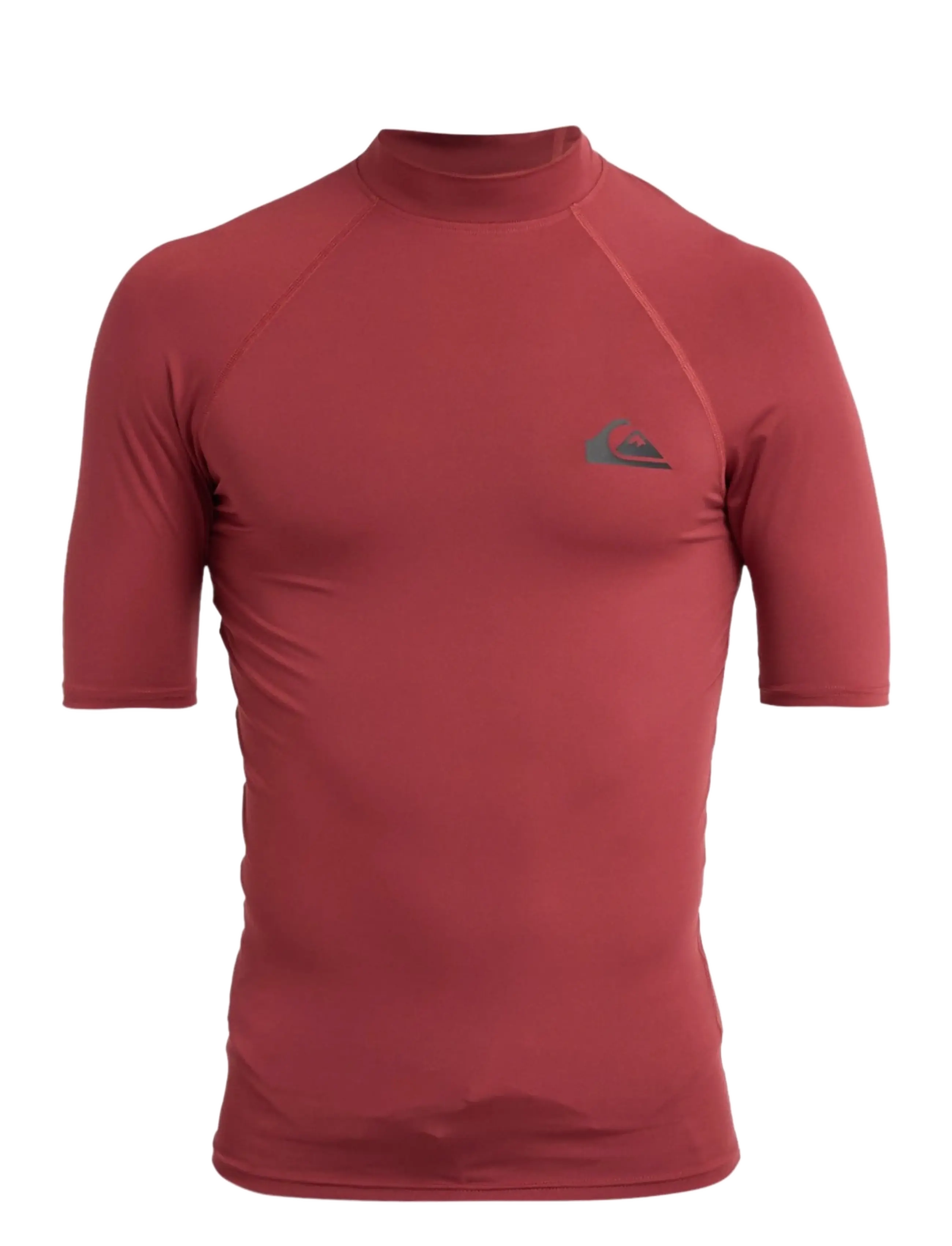 Quiksilver EVERYDAY UPF50 SS - Kleidung - BURNT RUSSET / burgundy