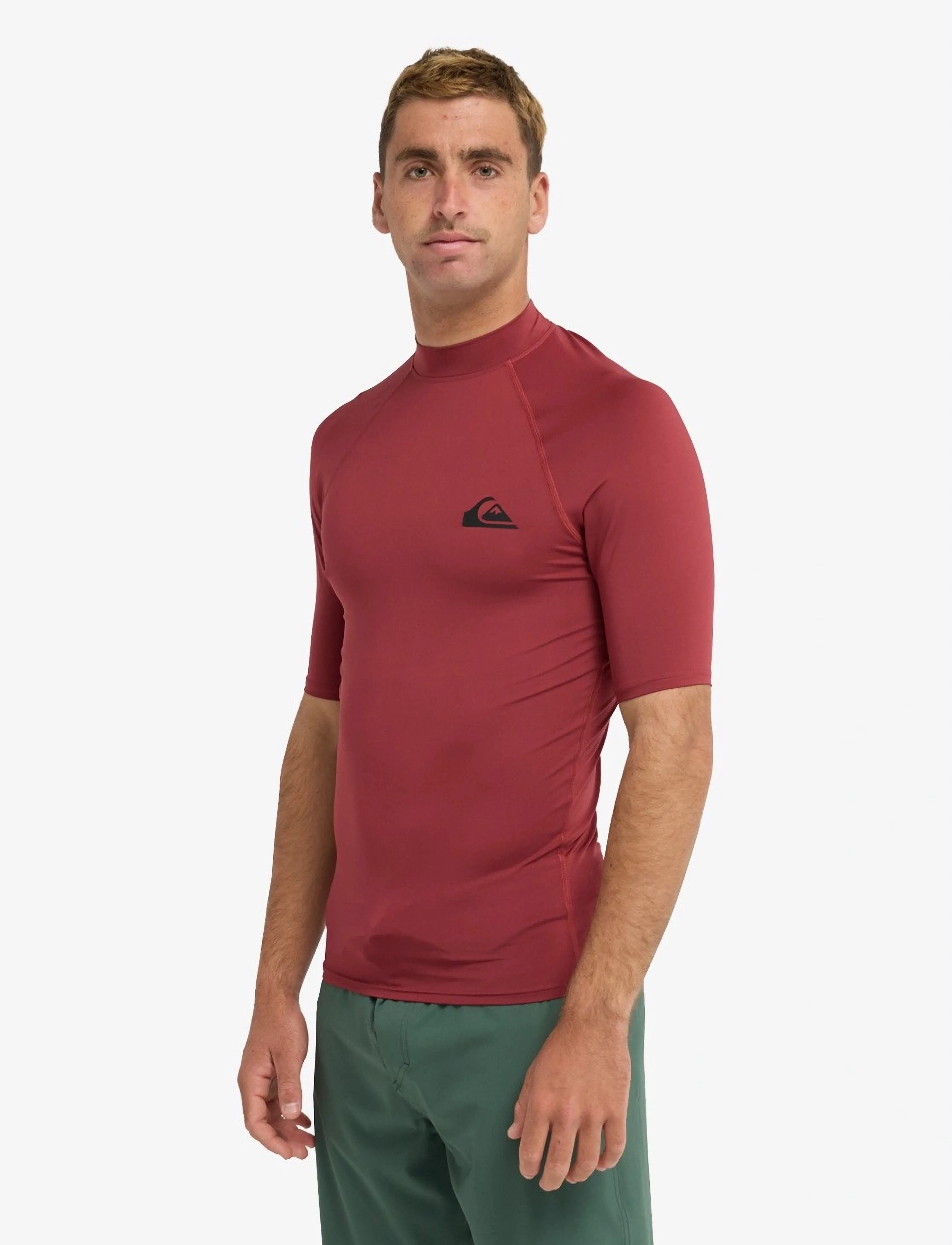 Quiksilver - EVERYDAY UPF50 SS - t-shirts - burnt russet - 4