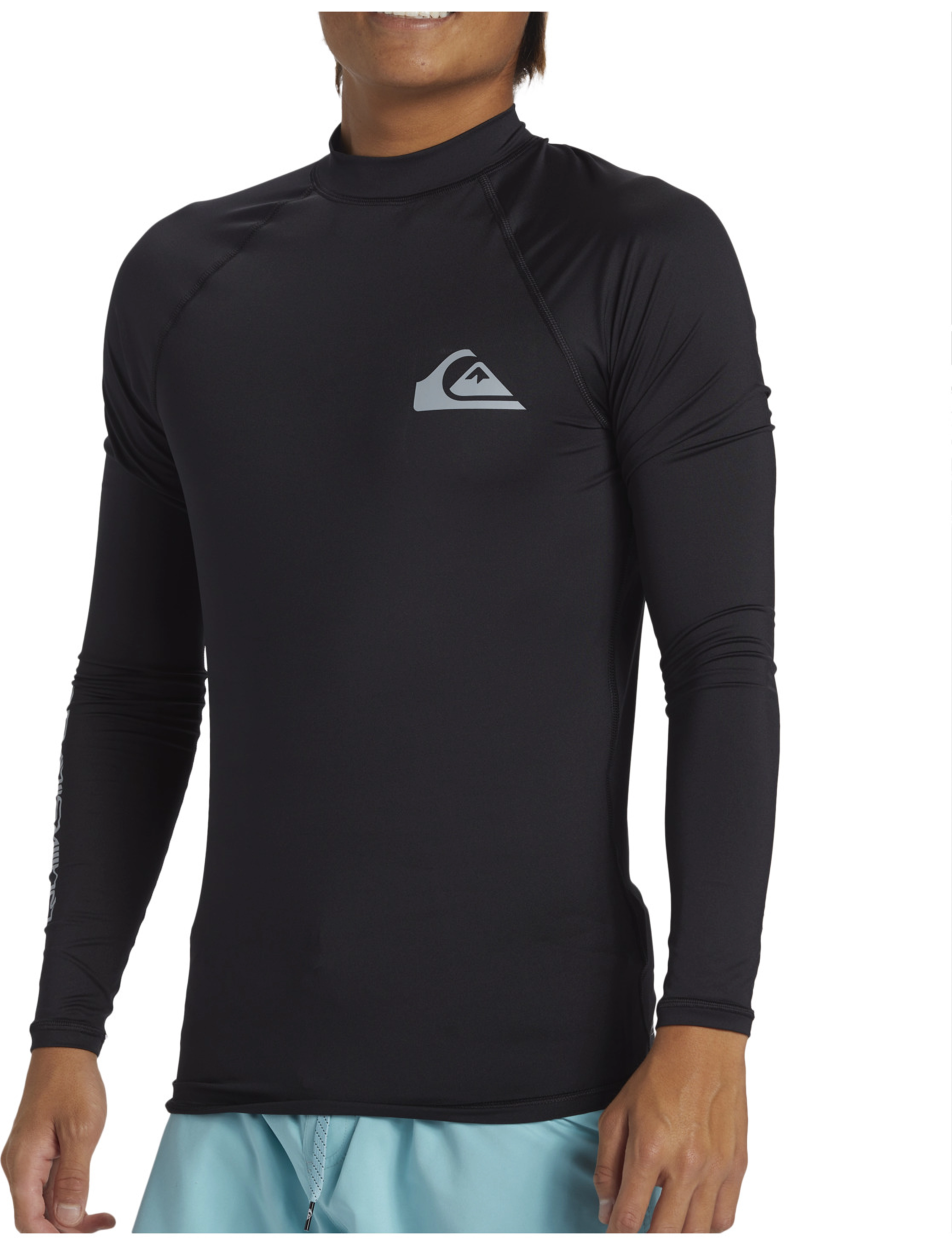 Quiksilver - EVERYDAY UPF50 LS - långärmade tröjor - black - 3