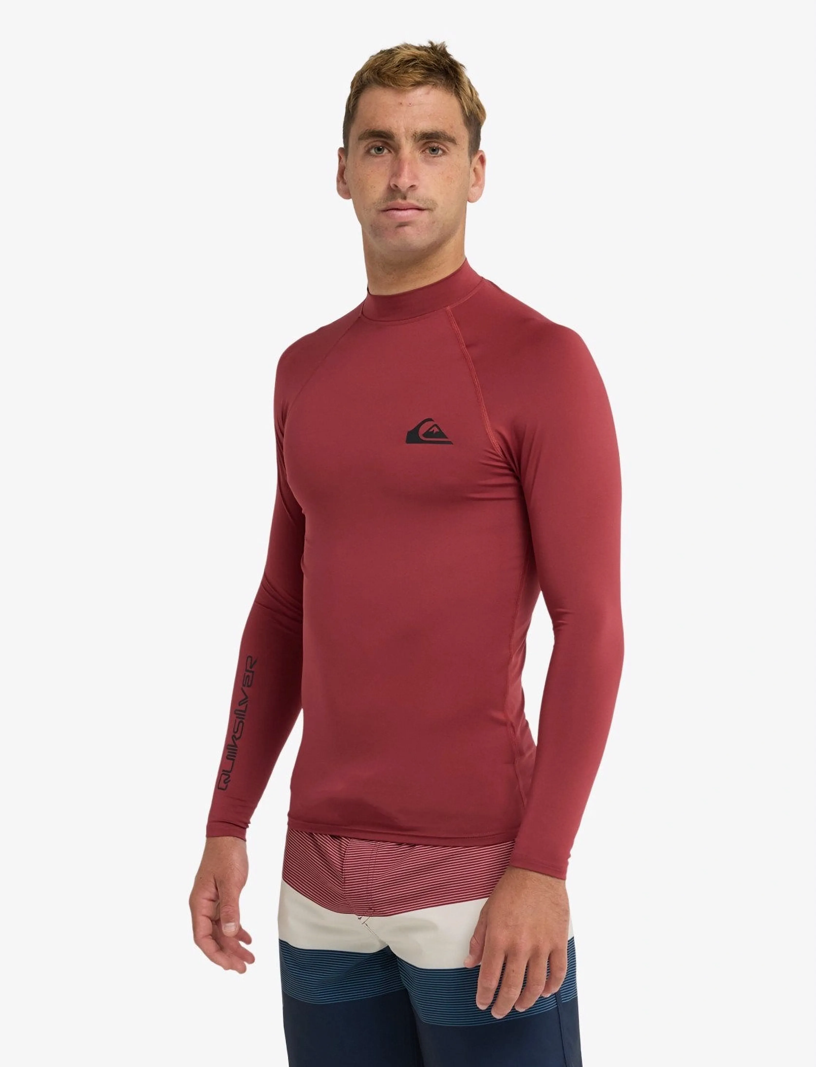 Quiksilver - EVERYDAY UPF50 LS - långärmade tröjor - burnt russet - 4