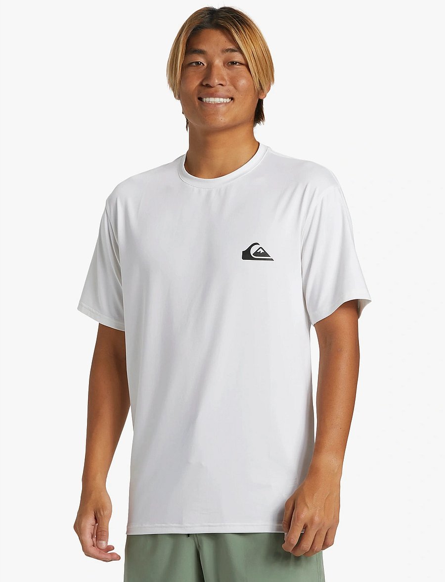 Quiksilver - EVERYDAY SURF TEE UPF50 SS - tops & t-shirts - white - 4