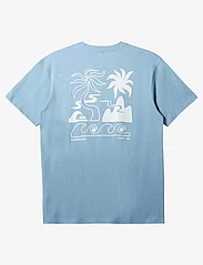 Quiksilver - TROPICAL BREEZE MOR - short-sleeved t-shirts - blue shadow - 1