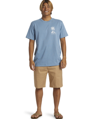 Quiksilver - TROPICAL BREEZE MOR - short-sleeved t-shirts - blue shadow - 4