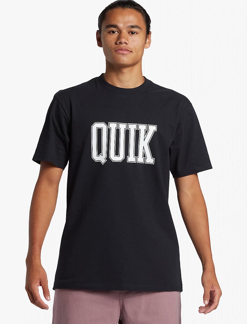 Quiksilver - GRIFF QUIK TEE GFN - marškinėliai trumpomis rankovėmis - black - 0