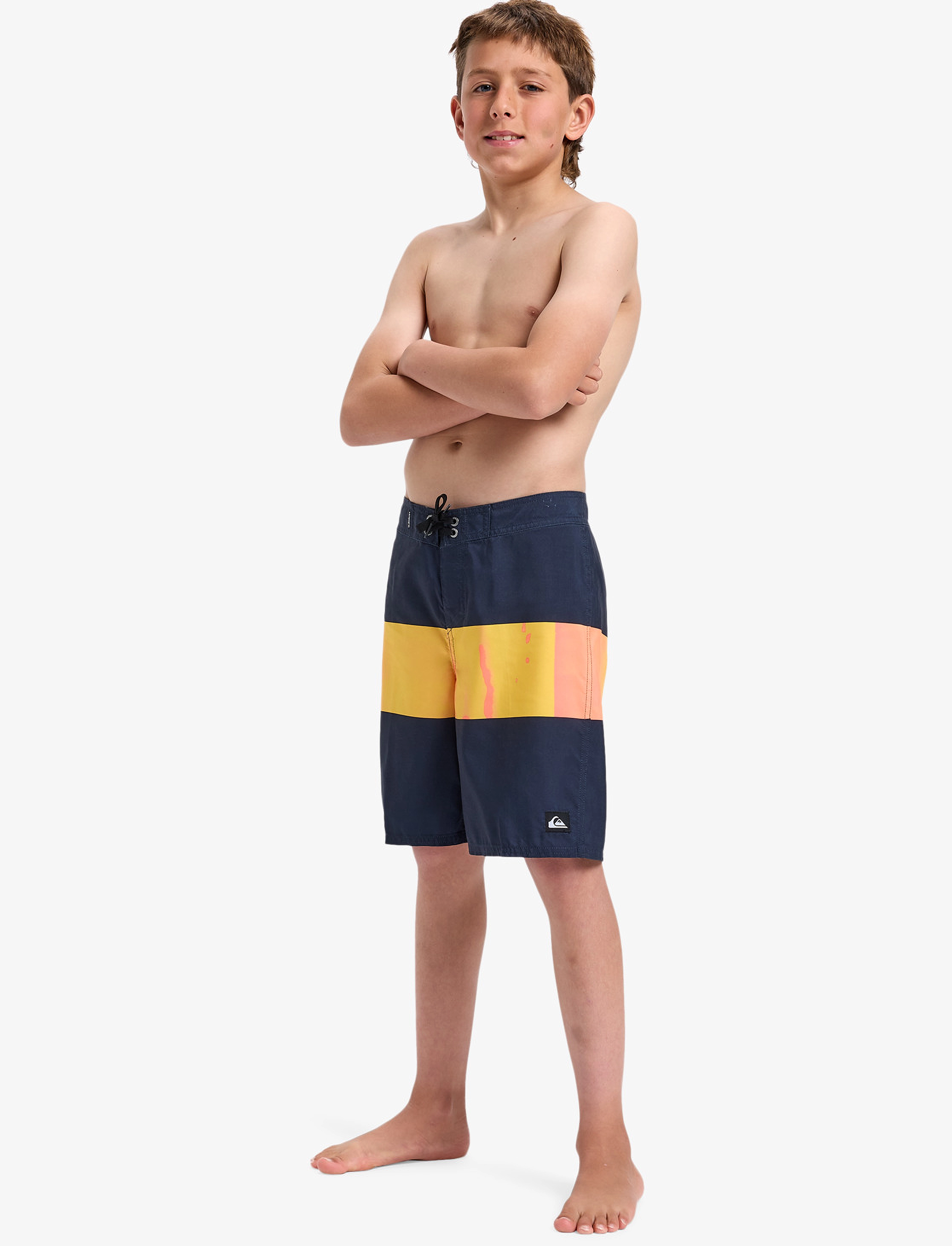 Quiksilver - EVERYDAY PANEL YTH 17 - lühikesed ujumispüksid - fiery coral bloomfade - 4