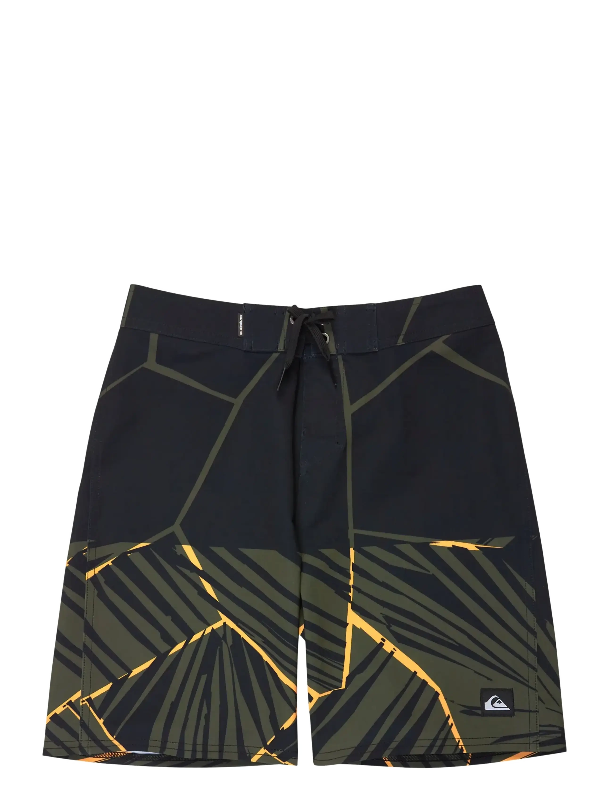 Quiksilver SURFSILK STRAIGHT YTH 17 - Uimashortsit - GRAPE LEAF NATURAL BLOCK / khaki/green