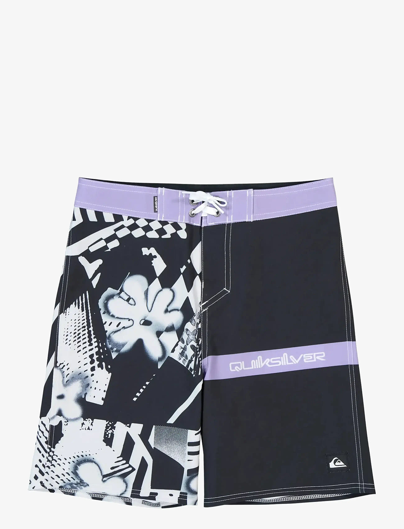 Quiksilver - SURFSILK STRAIGHT YTH 17 - badehosen - black block momentum - 1