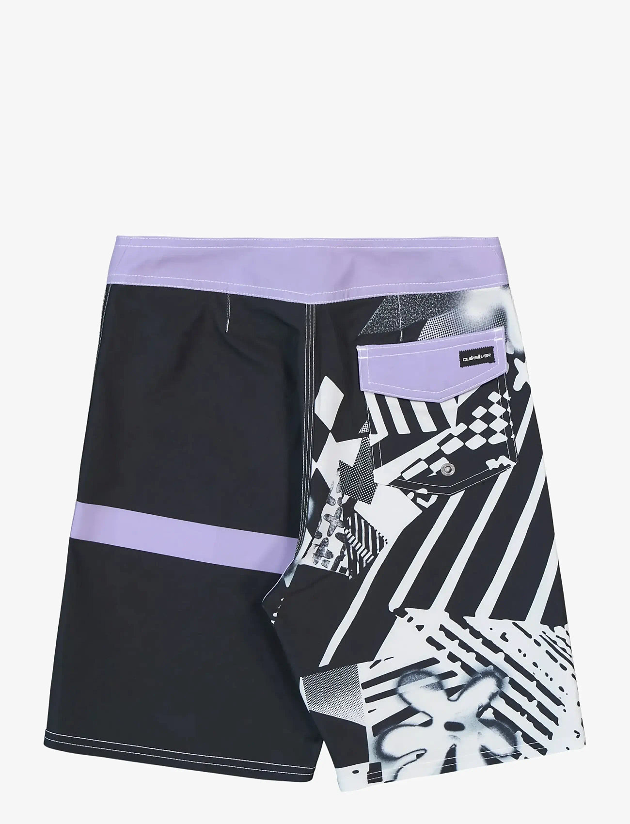 Quiksilver - SURFSILK STRAIGHT YTH 17 - badehosen - black block momentum - 2