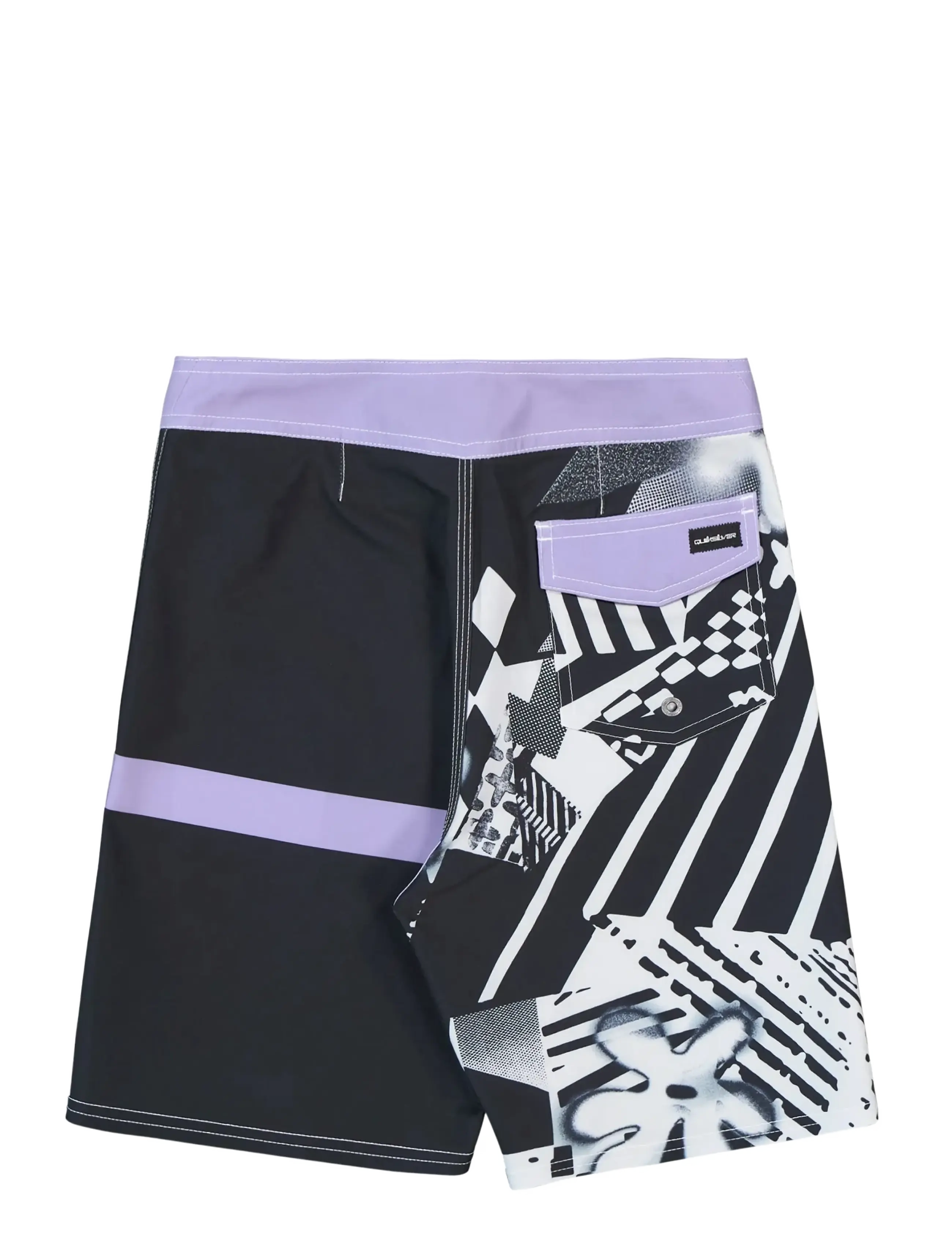 Quiksilver - SURFSILK STRAIGHT YTH 17 - badebukser - black block momentum - 2