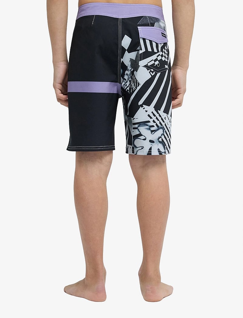 Quiksilver - SURFSILK STRAIGHT YTH 17 - badehosen - black block momentum - 3