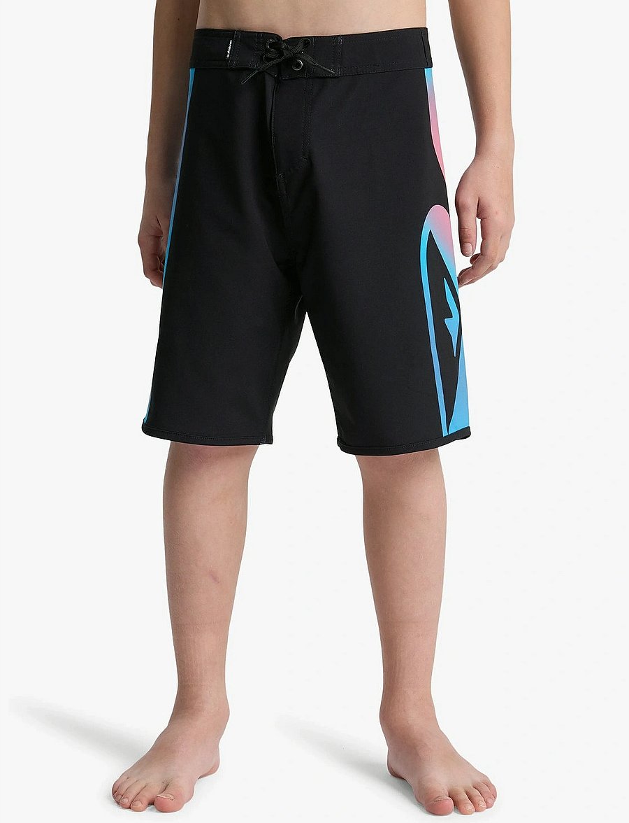Quiksilver - SURFSILK HOLMES YTH 17 - zwembroeken - black holmes - 0