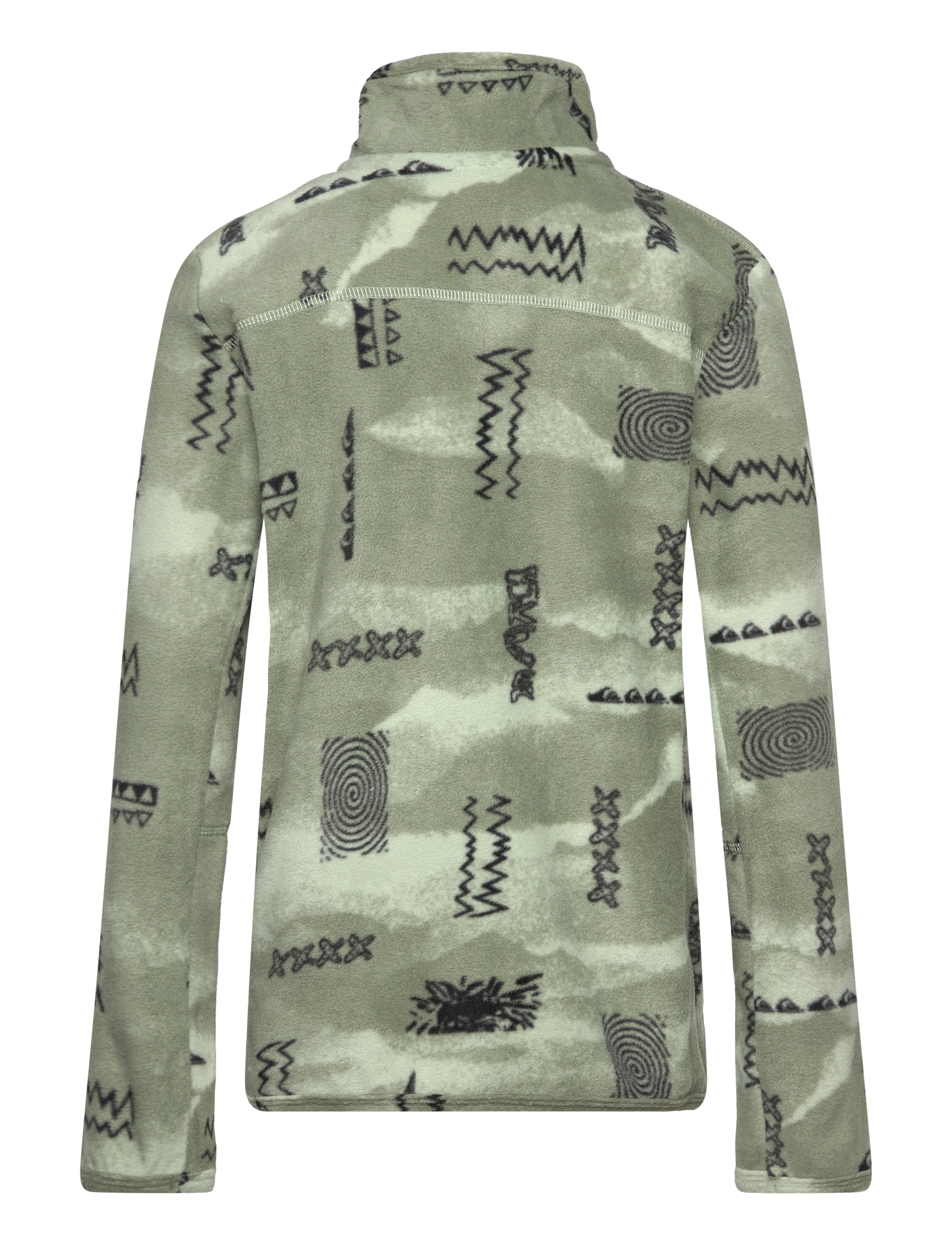 Quiksilver - AKER HZ YOUTH FLEECE - shadow checks desert sage - 2