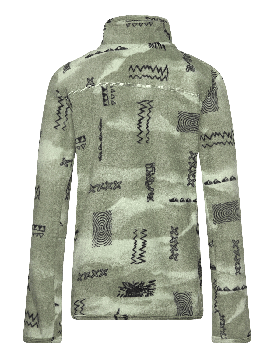 Quiksilver - AKER HZ YOUTH FLEECE - shadow checks desert sage - 2