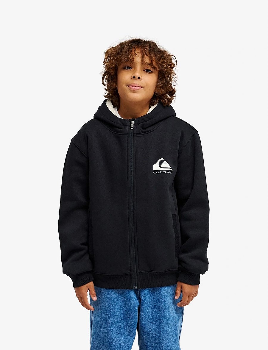 Quiksilver - FLEECE SHERPA YOUTH - fliisjakid - black - 0