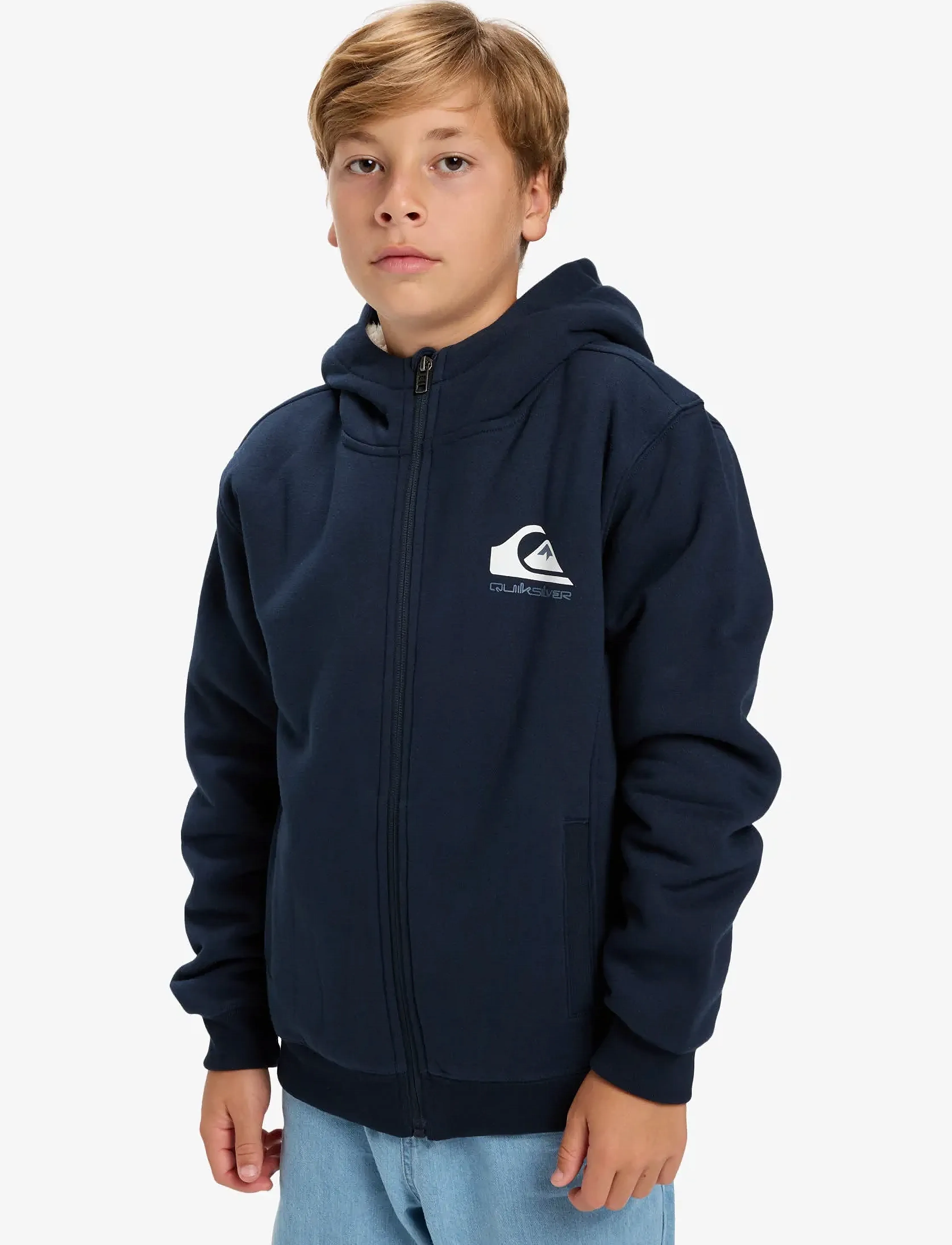 Quiksilver - FLEECE SHERPA YOUTH - fleecejacken - dark navy - 0