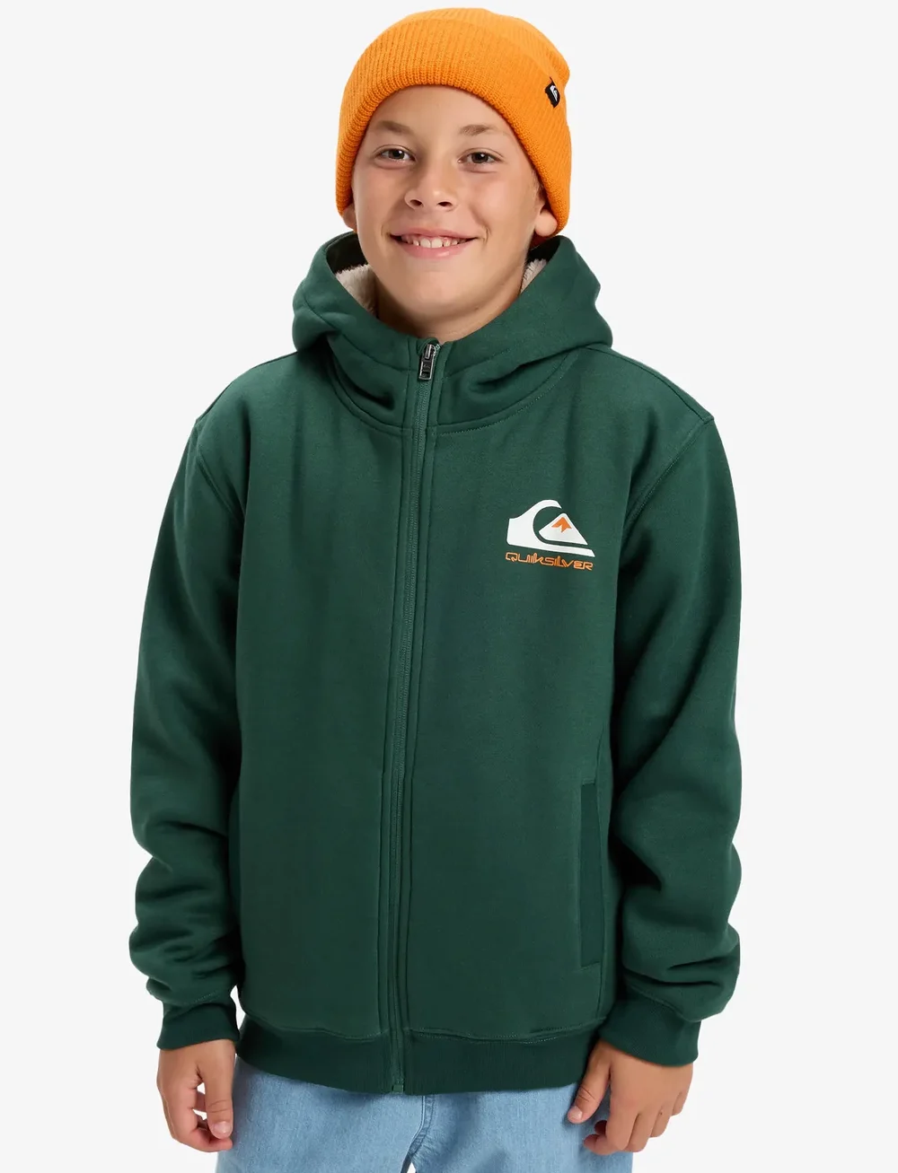 Quiksilver - FLEECE SHERPA YOUTH - kapuzenpullover - trekking green - 0