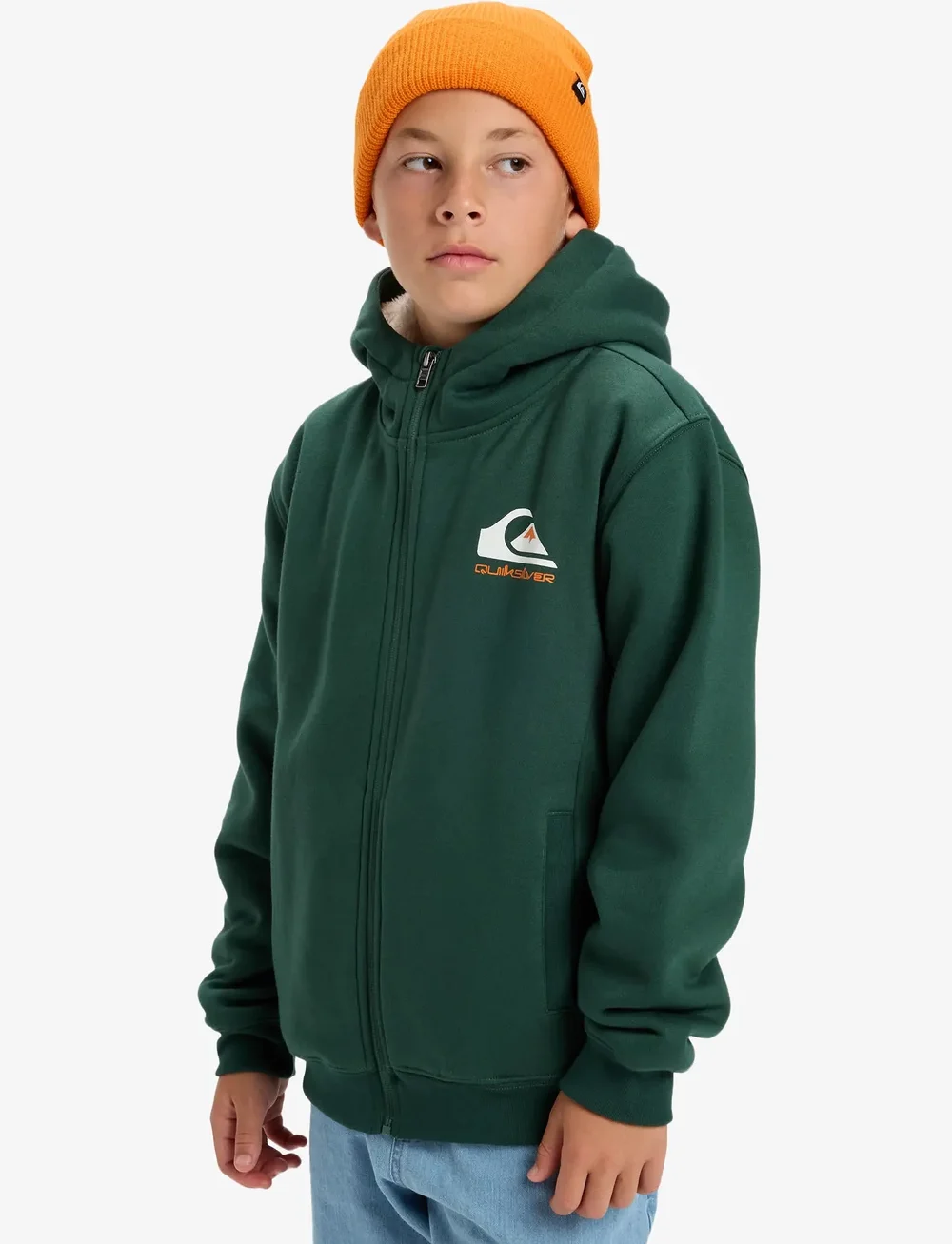 Quiksilver - FLEECE SHERPA YOUTH - kapuzenpullover - trekking green - 5