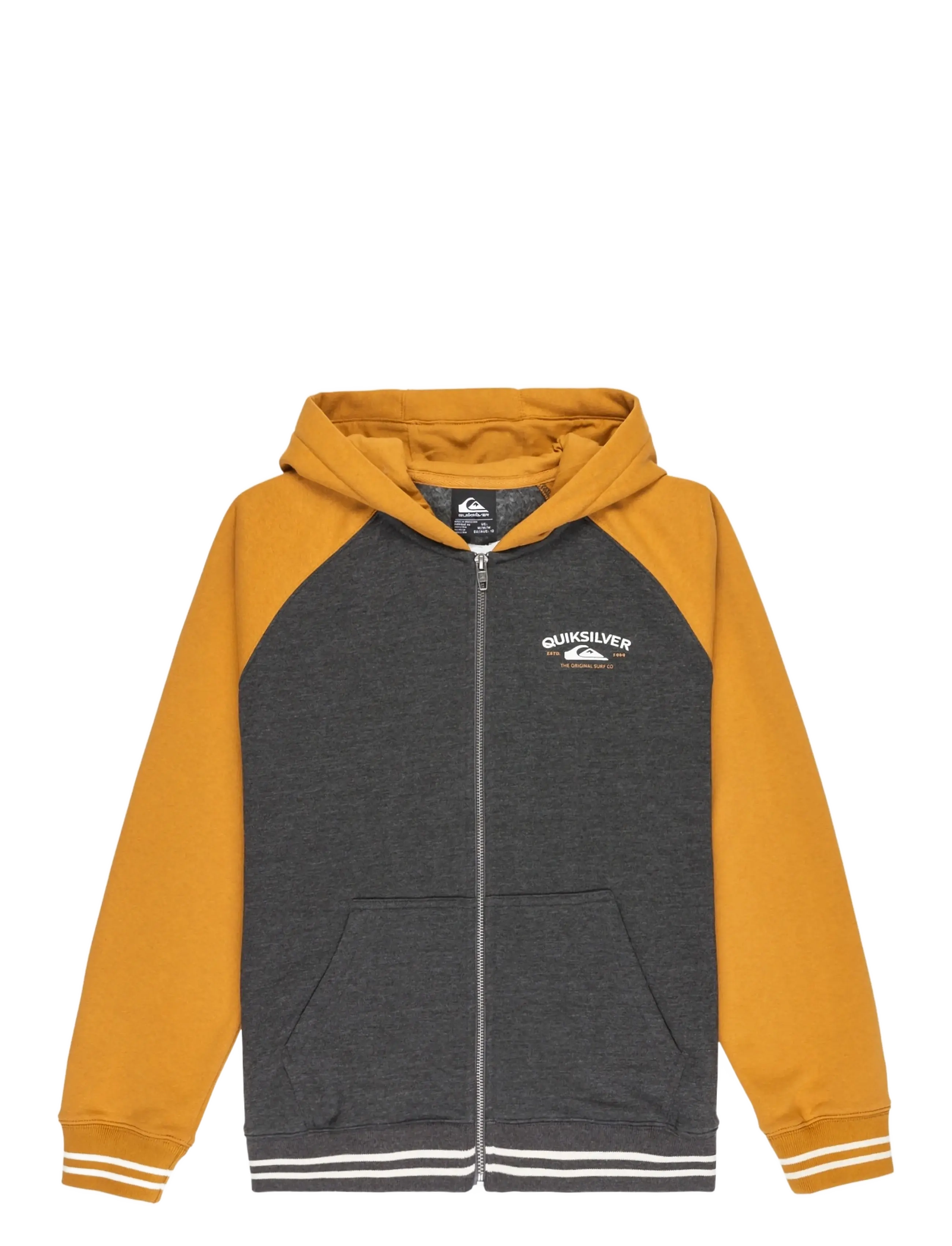 Quiksilver KNOWLEDGE AREA FZ YOUTH - Riided - ALMOND / orange