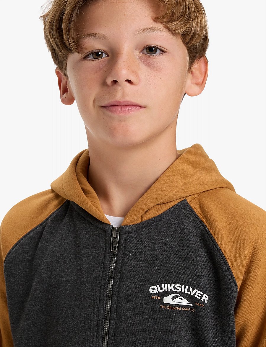 Quiksilver - KNOWLEDGE AREA FZ YOUTH - fleecejacken - almond - 5