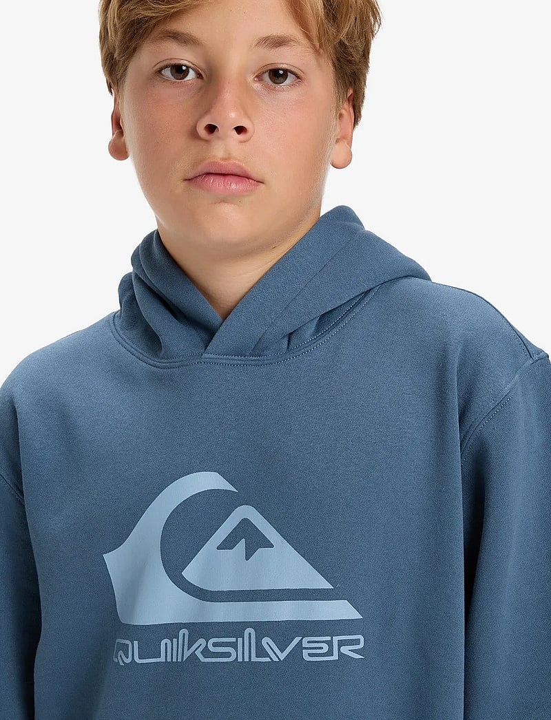 Quiksilver - COMP LOGO HOODIE YOUTH - huvtröjor - china blue - 5
