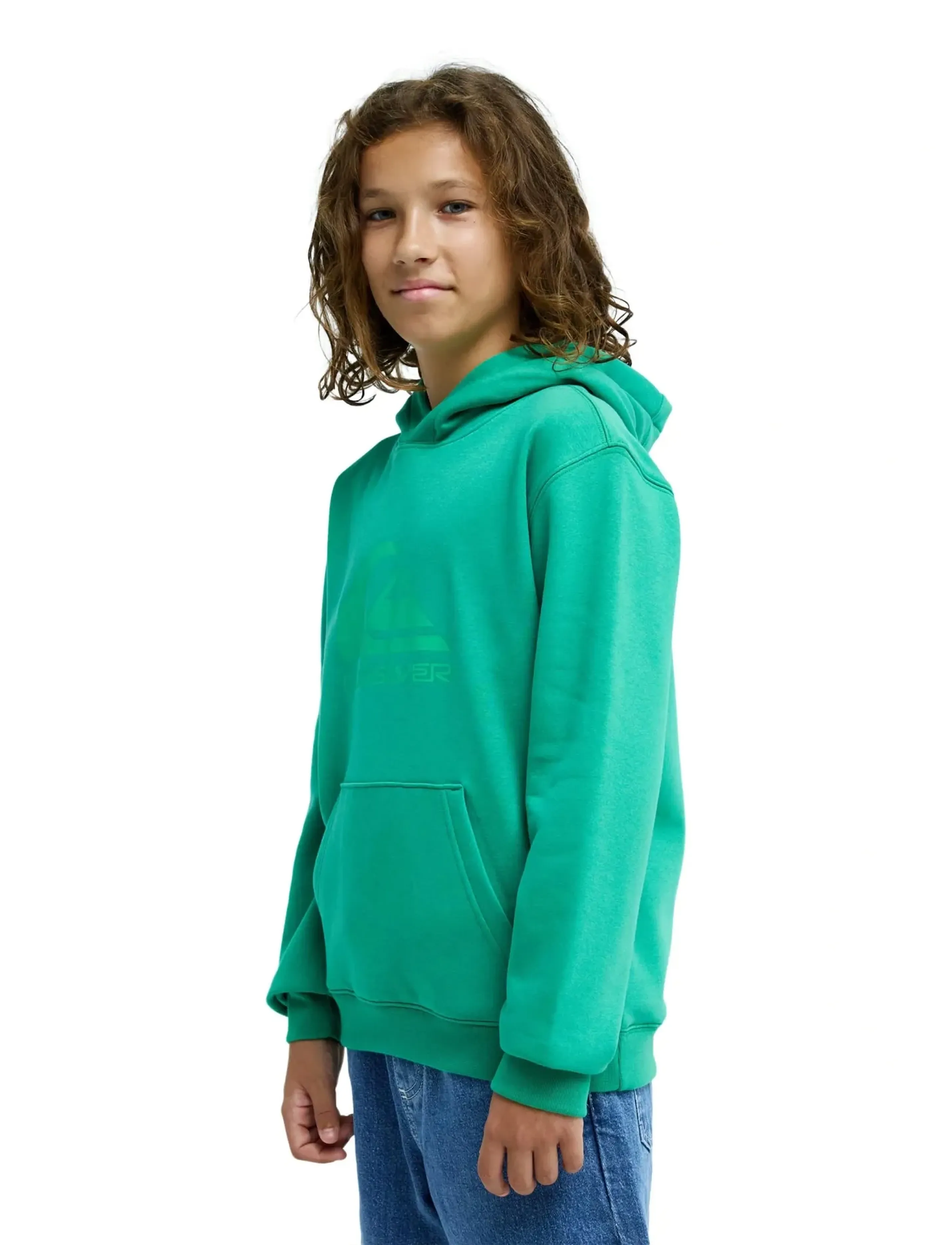 Quiksilver - COMP LOGO HOODIE YOUTH - bluzy z kapturem - leprechaun - 5