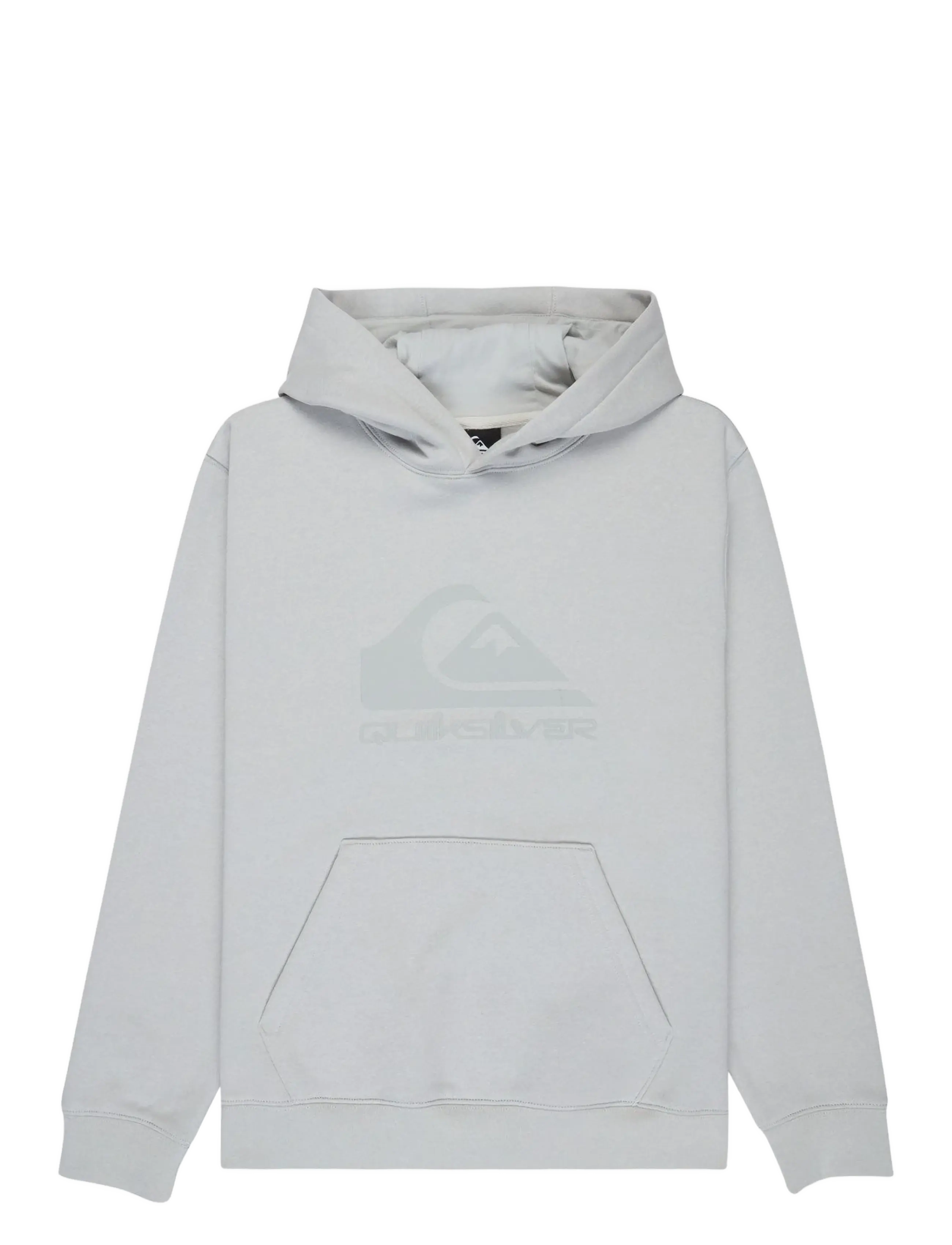Quiksilver Comp Logo Hoodie Youth, Børn, Logo Hættetrøje, Grå, Str: 140