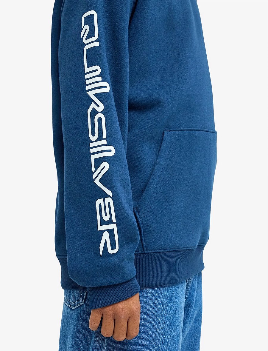 Quiksilver - OMNI LOGO HOODIE YOUTH - kapuzenpullover - dark denim - 3