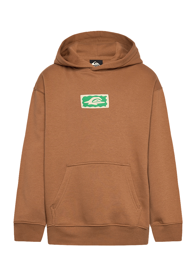 Quiksilver - GRAPHIC HERO HOODIE YOUTH - kapuzenpullover - tobacco brown - 1