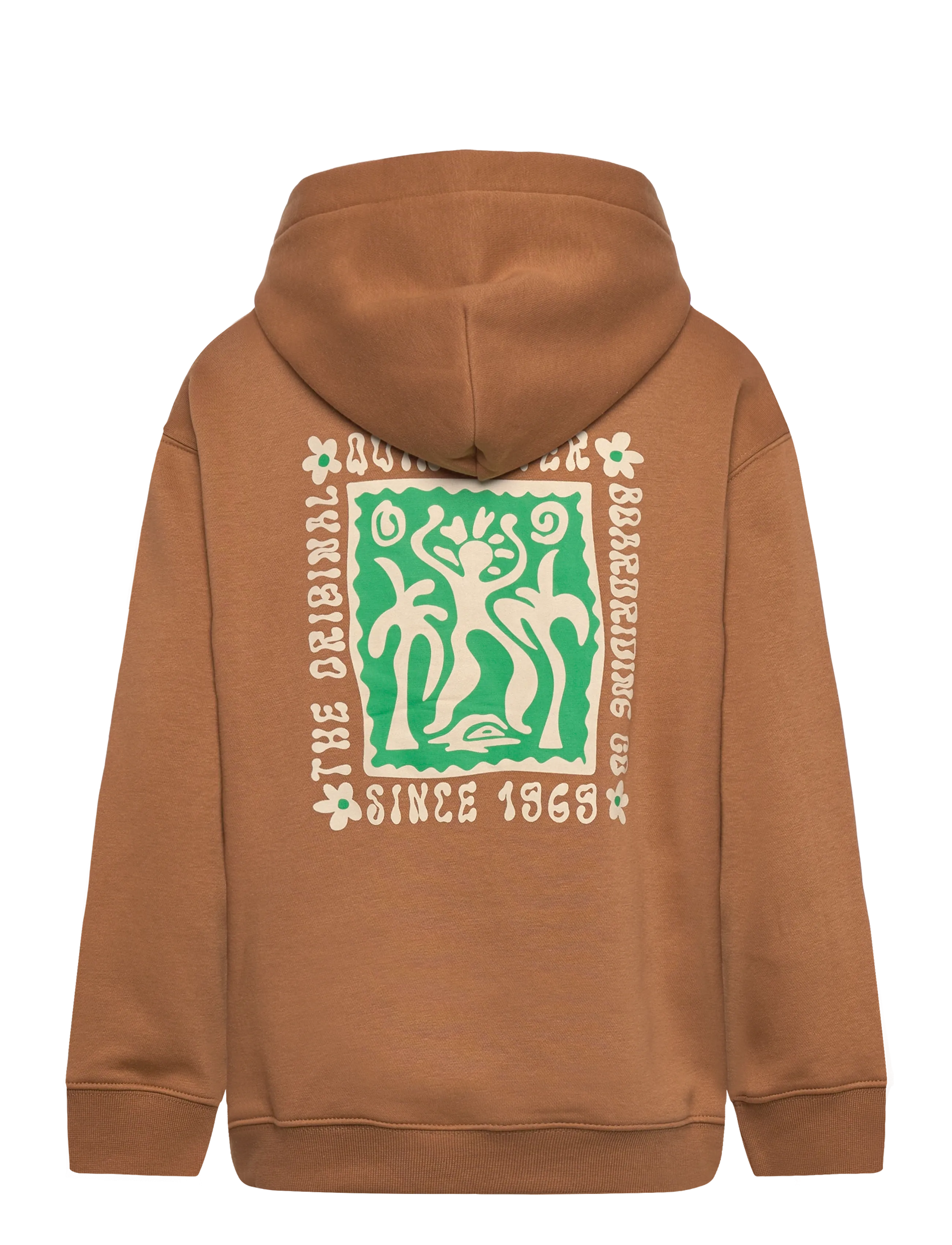 Quiksilver - GRAPHIC HERO HOODIE YOUTH - hettupeysur - tobacco brown - 2