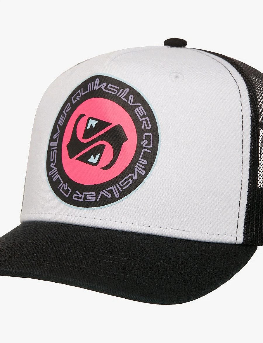 Quiksilver - DECADES COTTON H TRUCKER YOUTH - casquettes - black - 3