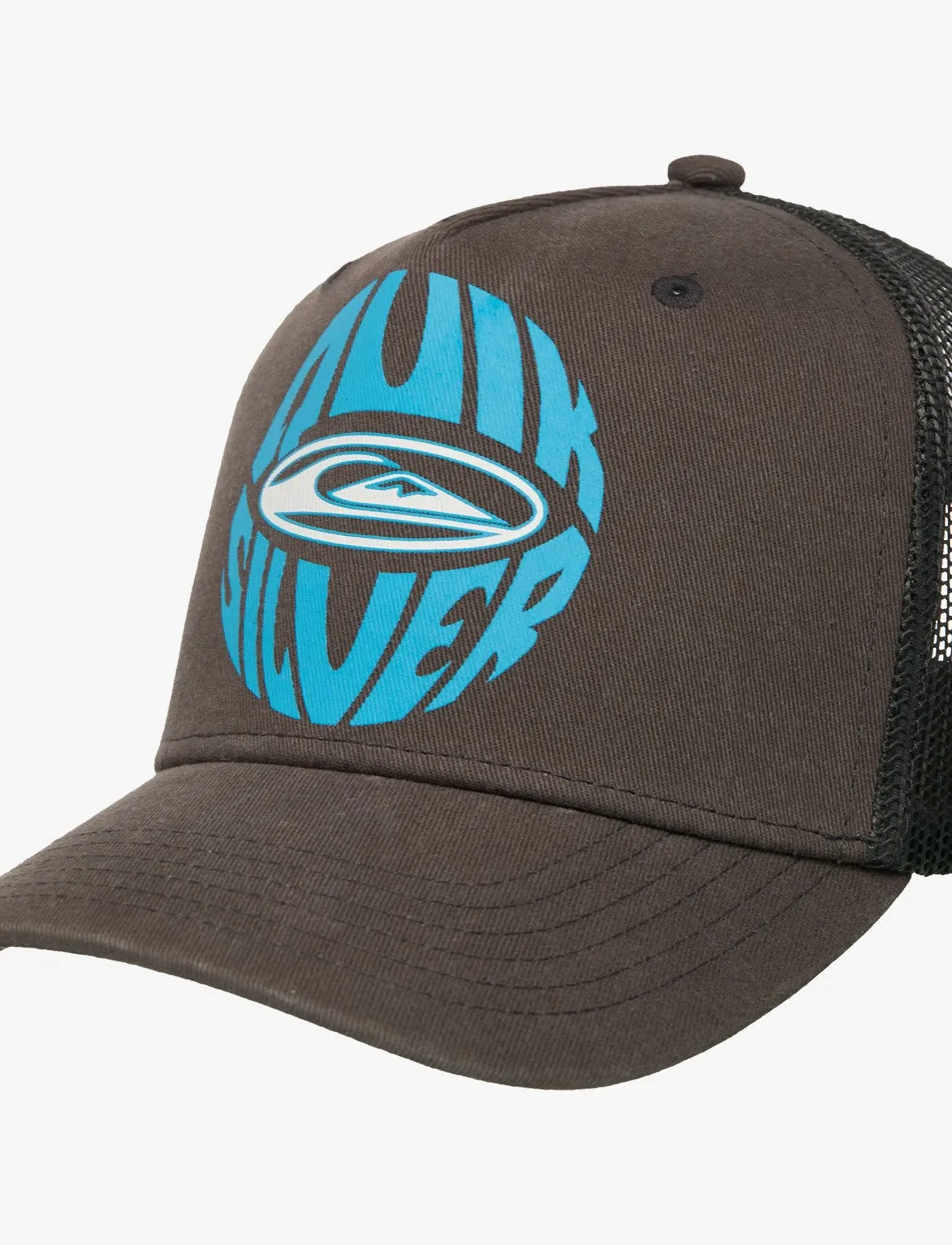Quiksilver - DECADES COTTON H TRUCKER YOUTH - kepsar - iron gate - 3