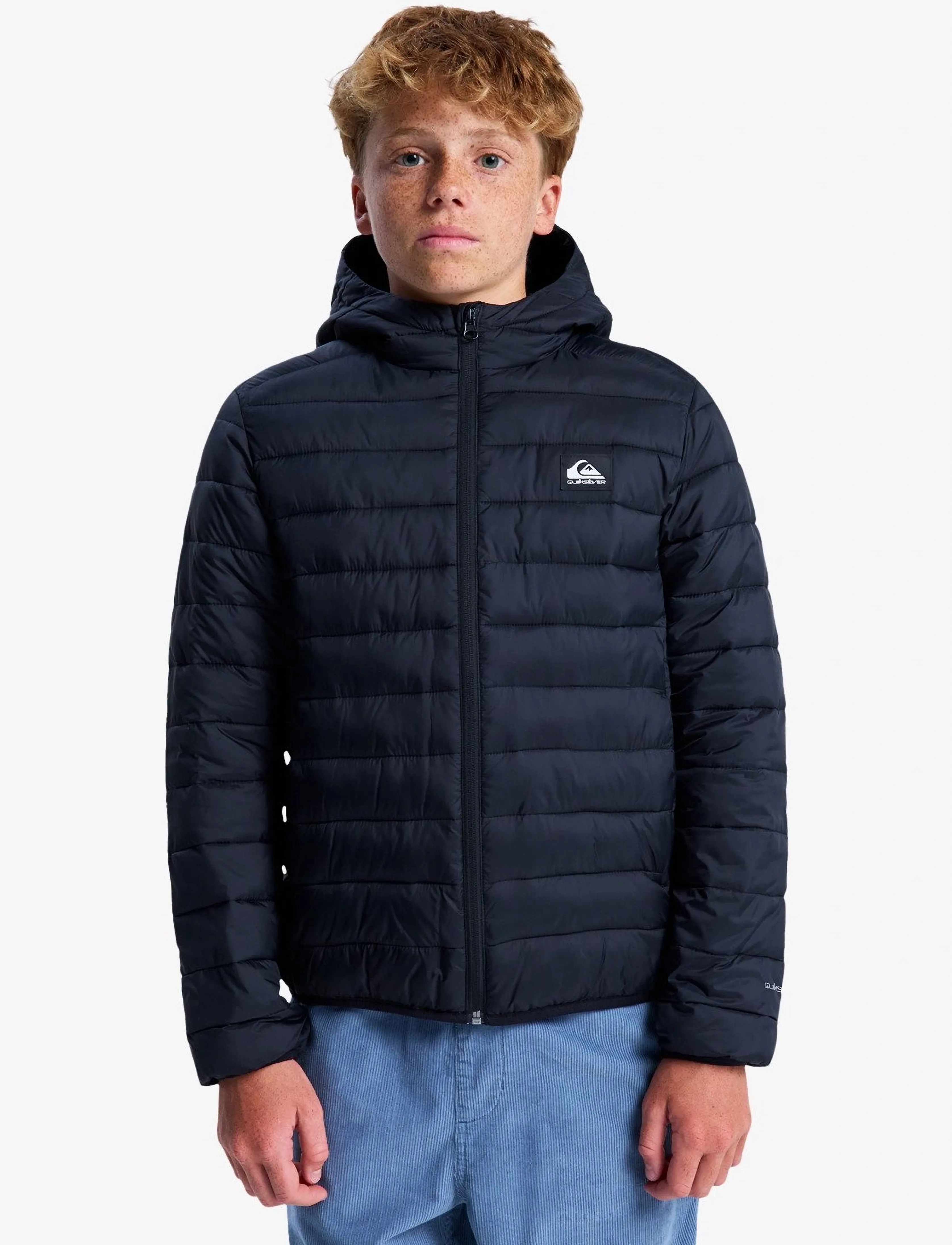 Quiksilver Scaly Youth, 12, Jackets & Coats, Schwarz - Puffer Padded, Kinder