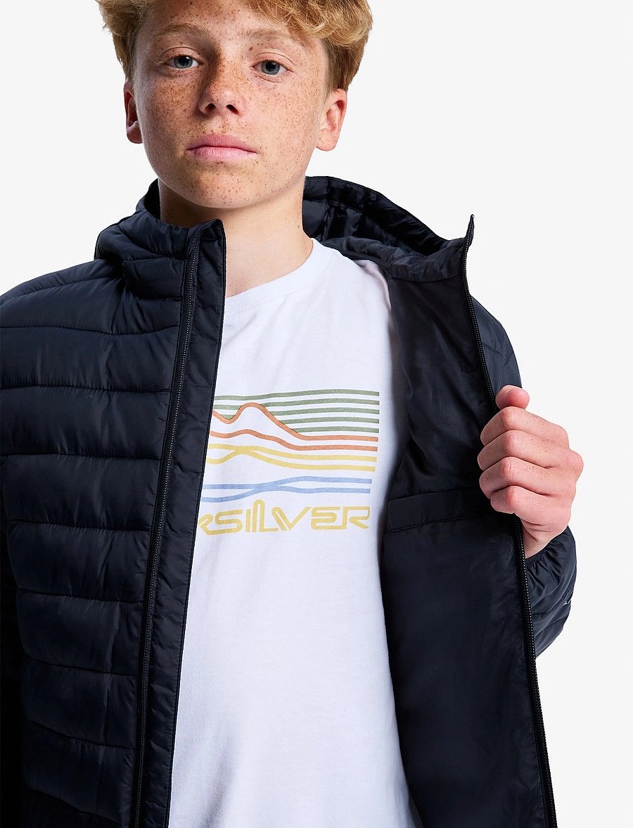 Quiksilver - SCALY YOUTH - vinterjackor - black - 4