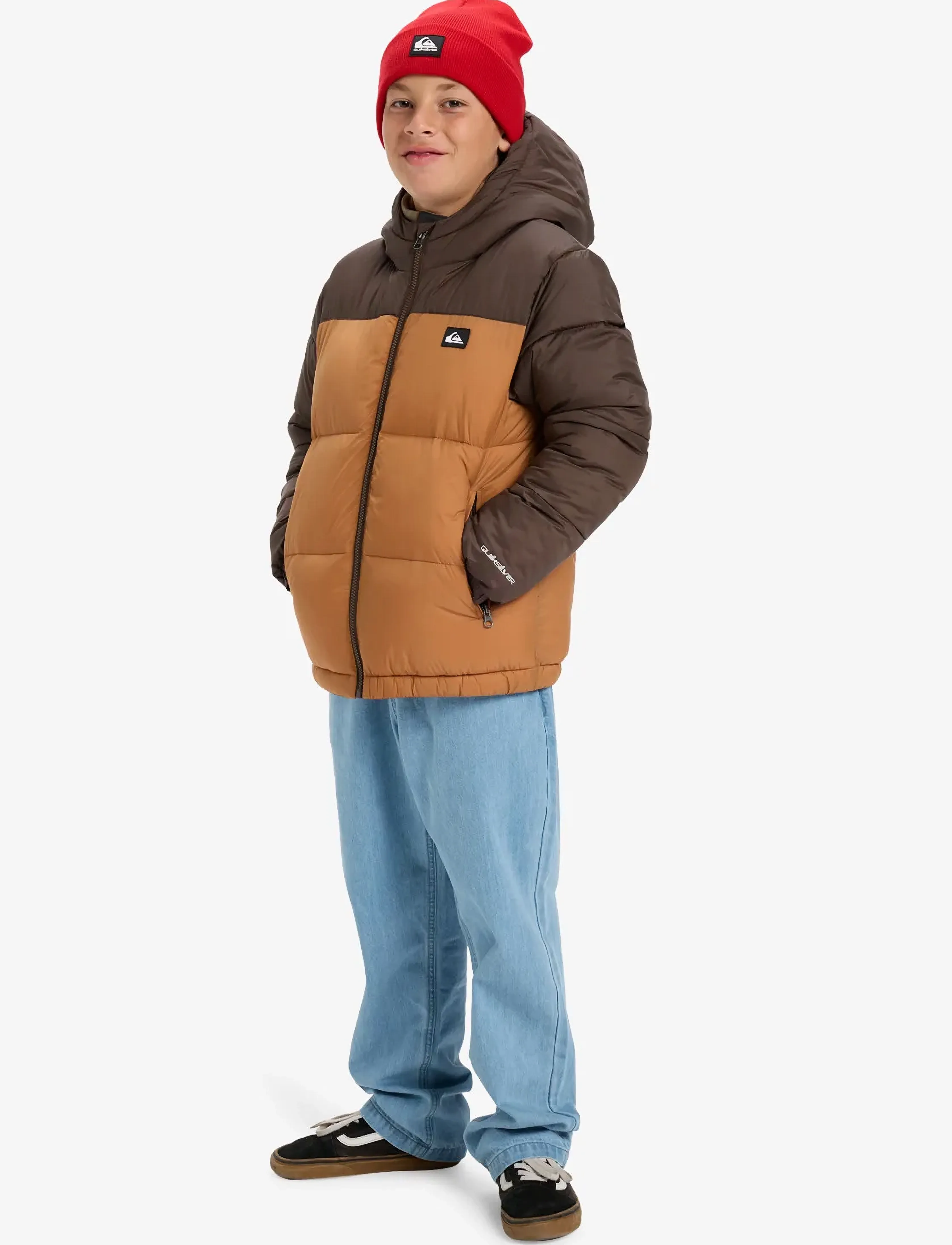 Quiksilver - COLD DAYS YOUTH JACKET - vinterjakker - chocolate brown - 4