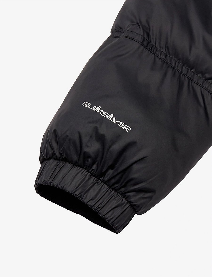 Quiksilver - COLD DAYS YOUTH JACKET - daunen- und steppjacken - black - 4