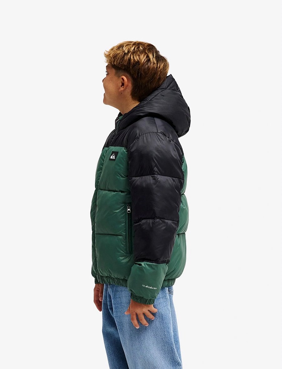 Quiksilver - COLD DAYS YOUTH JACKET - daunen- und steppjacken - forest - 3