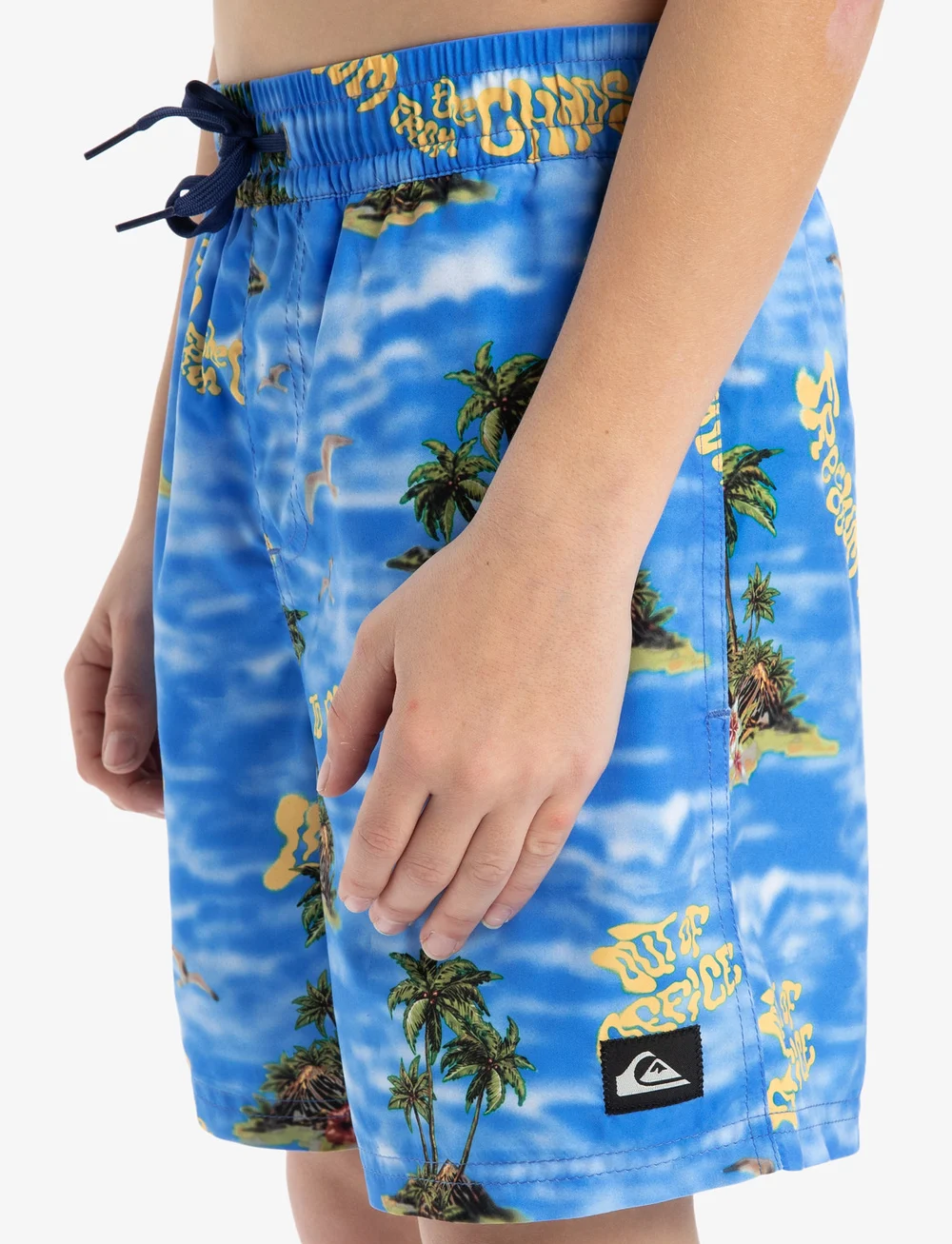 Quiksilver - EVERYDAY STRAIGHT VOLLEY YTH14 - maudymosi šortai - coronet blue naturama - 0