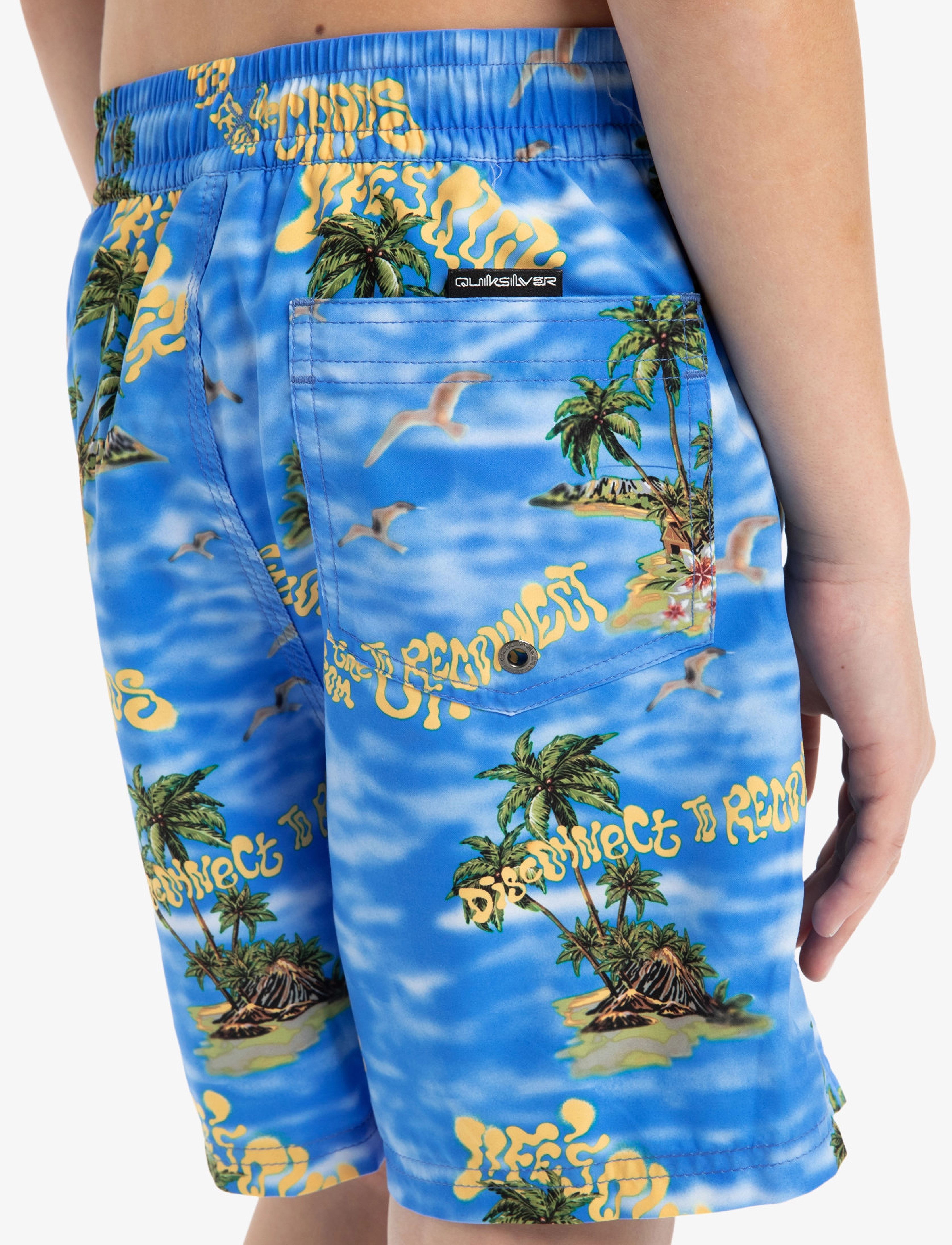 Quiksilver - EVERYDAY STRAIGHT VOLLEY YTH14 - coronet blue naturama - 3