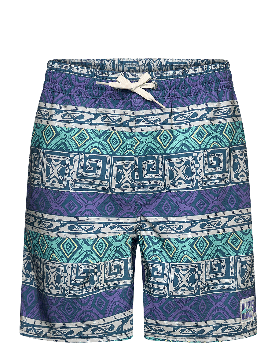 Quiksilver - SURFSILK STRAIGHT VOLLEY YTH14 - uimashortsit - global heat dusted peri - pmg6 - 1