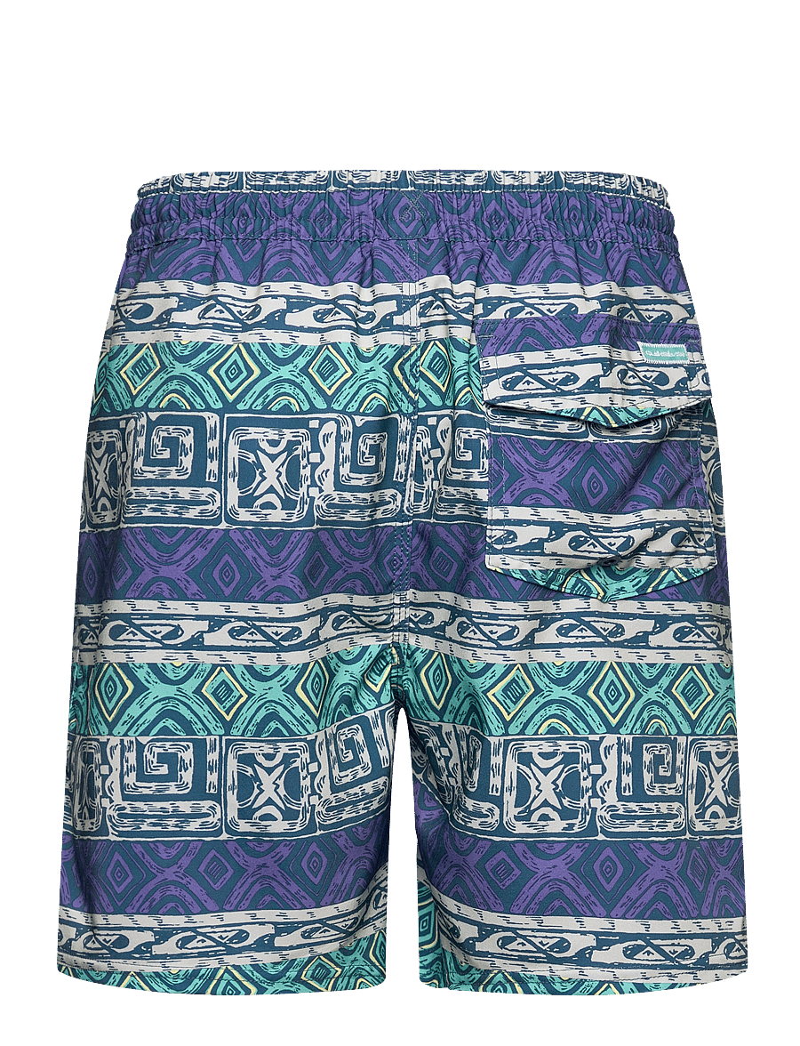 Quiksilver - SURFSILK STRAIGHT VOLLEY YTH14 - uimashortsit - global heat dusted peri - pmg6 - 2