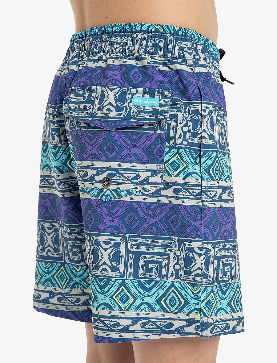Quiksilver - SURFSILK STRAIGHT VOLLEY YTH14 - uimashortsit - global heat dusted peri - pmg6 - 3