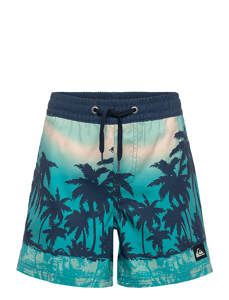 Quiksilver - EVERYDAY PRINTED VOLLEY YTH 14 - badehosen - aqua thermotropics - 1