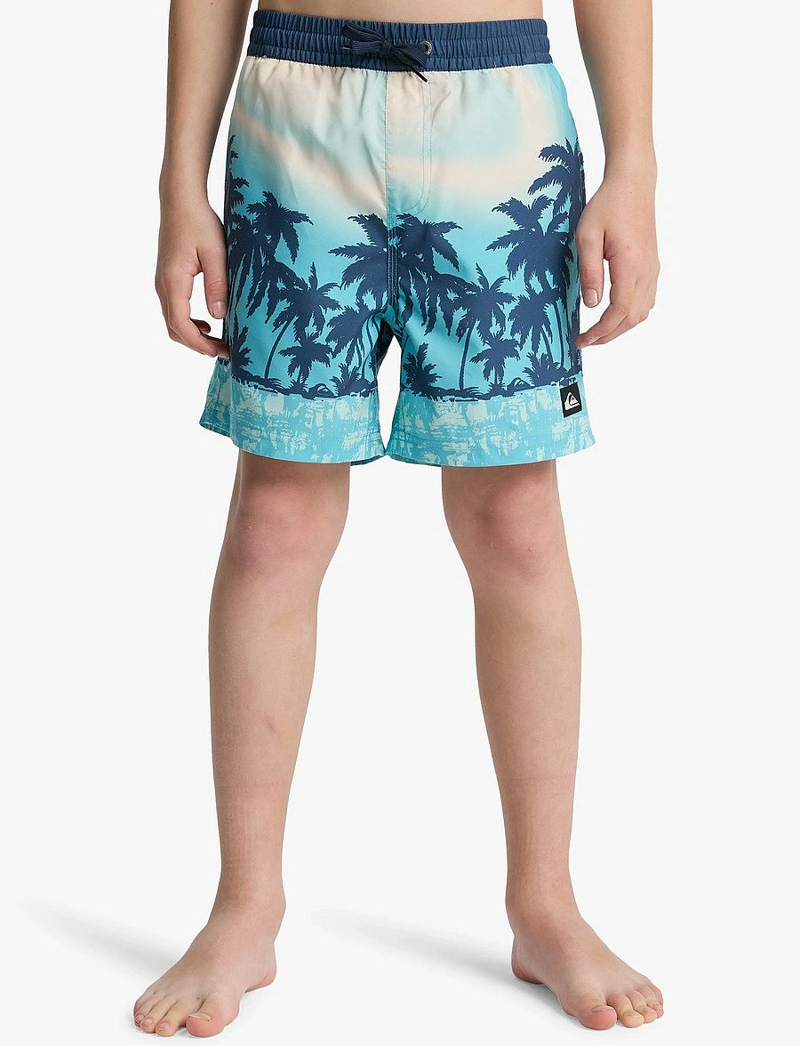 Quiksilver - EVERYDAY PRINTED VOLLEY YTH 14 - badebukser - aqua thermotropics - 0