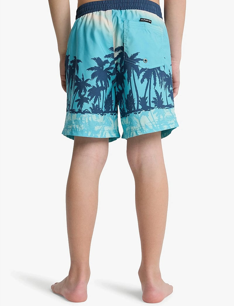 Quiksilver - EVERYDAY PRINTED VOLLEY YTH 14 - badehosen - aqua thermotropics - 3