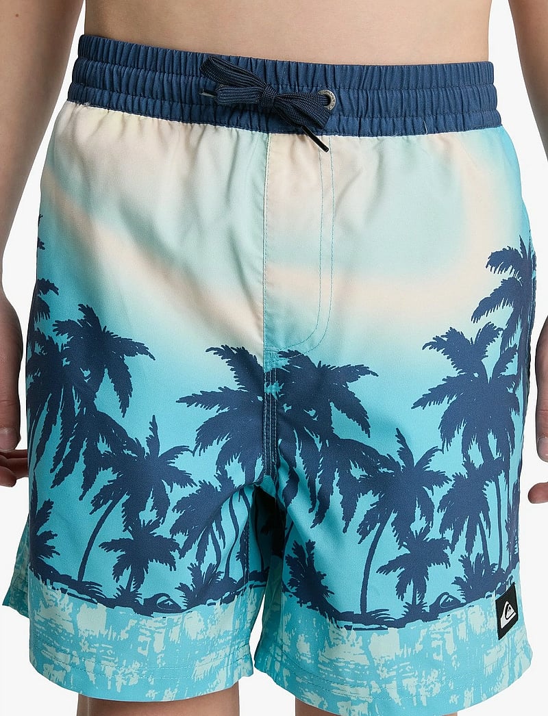 Quiksilver - EVERYDAY PRINTED VOLLEY YTH 14 - badehosen - aqua thermotropics - 5