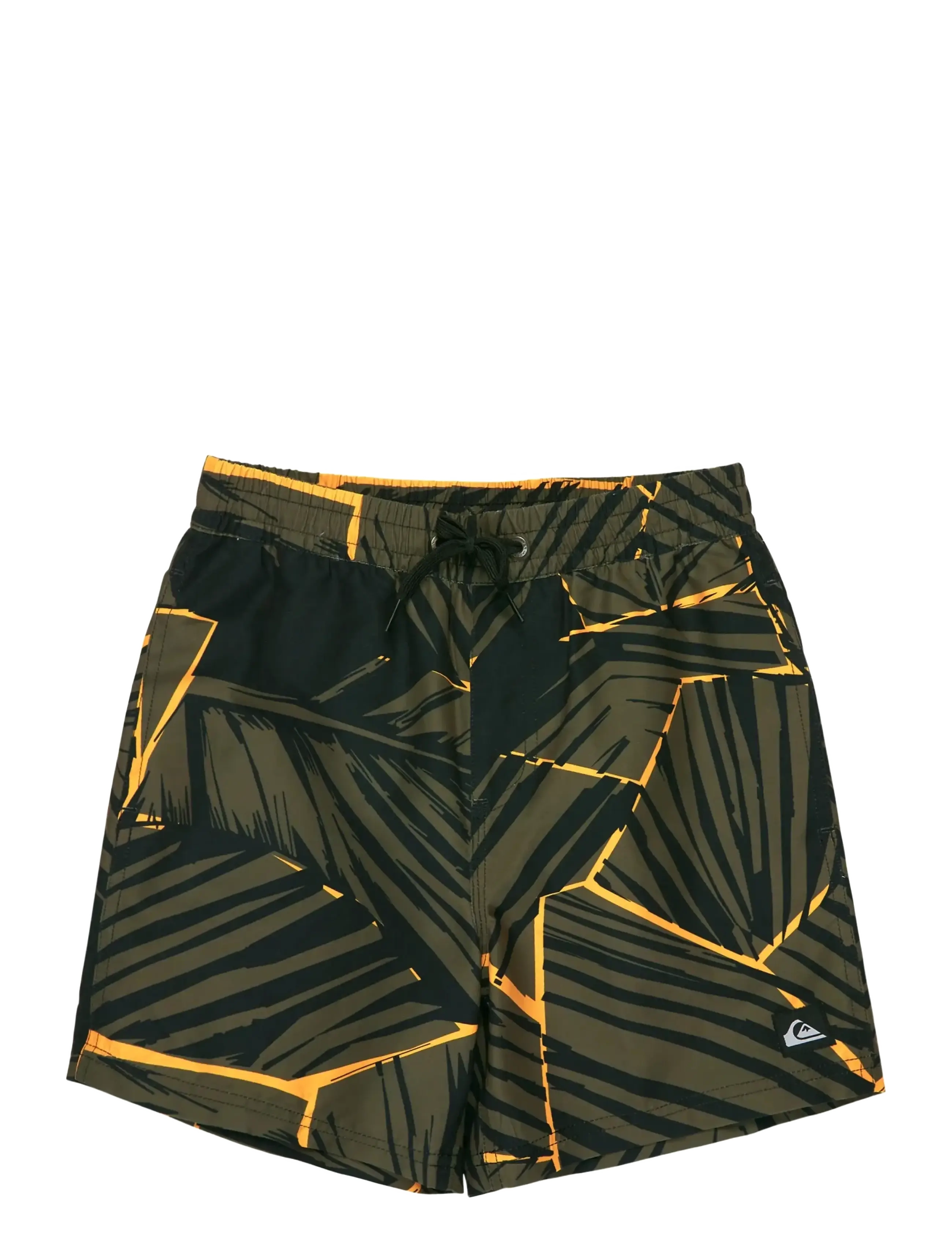 Quiksilver EVERYDAY PRINTED VOLLEY YTH 14 - Simning - GRAPE LEAF NATURAL GEO / khaki/green