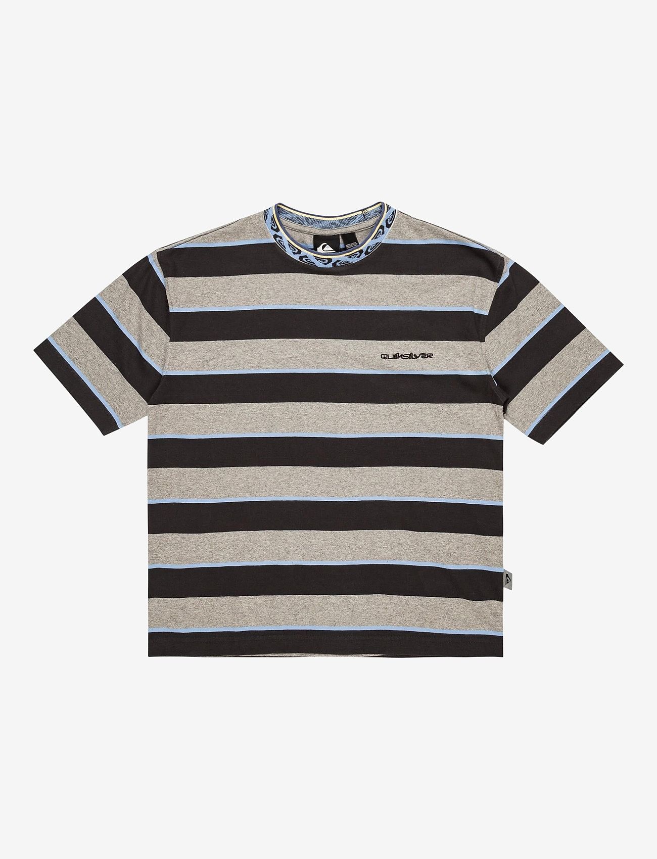 Quiksilver - STRIPE TEE YTH - short-sleeved - tarmac stripe yth - 0