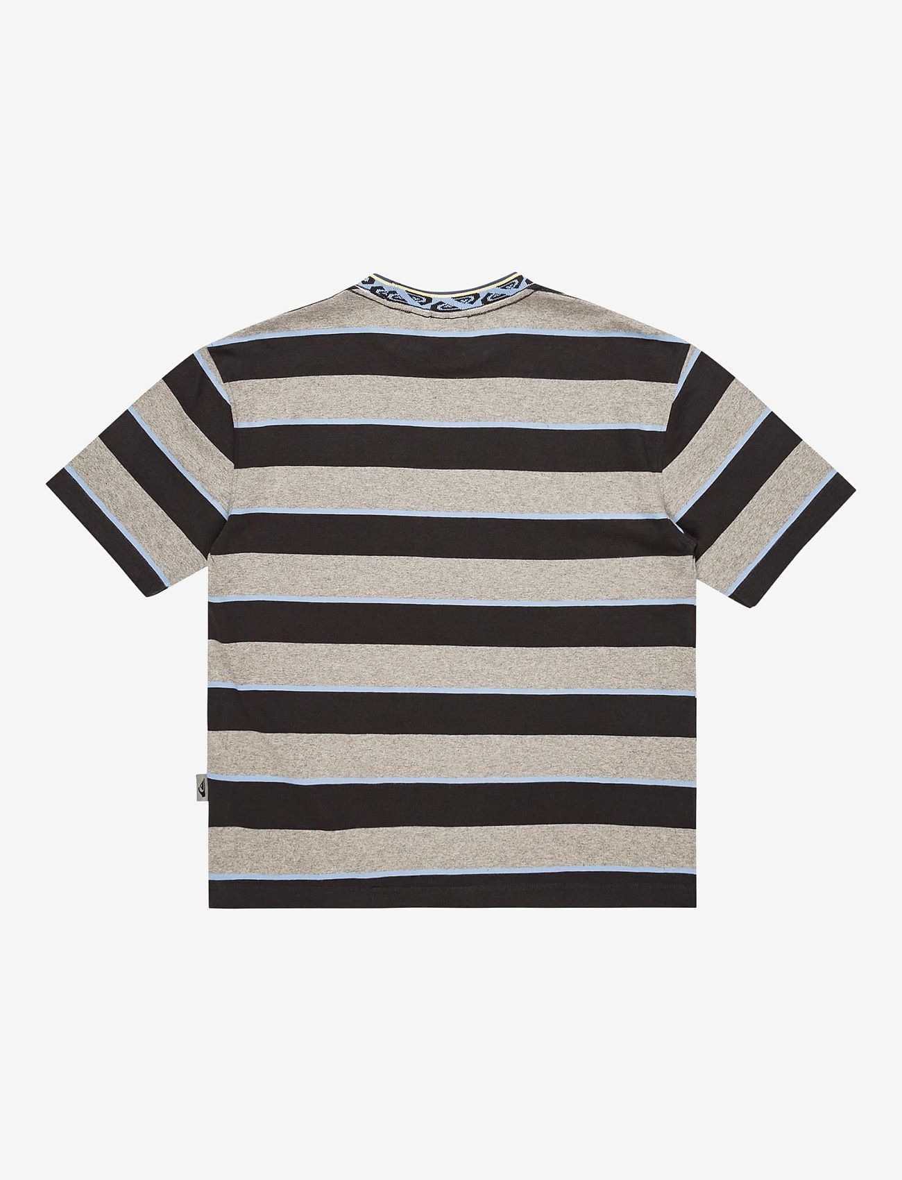 Quiksilver - STRIPE TEE YTH - short-sleeved - tarmac stripe yth - 1